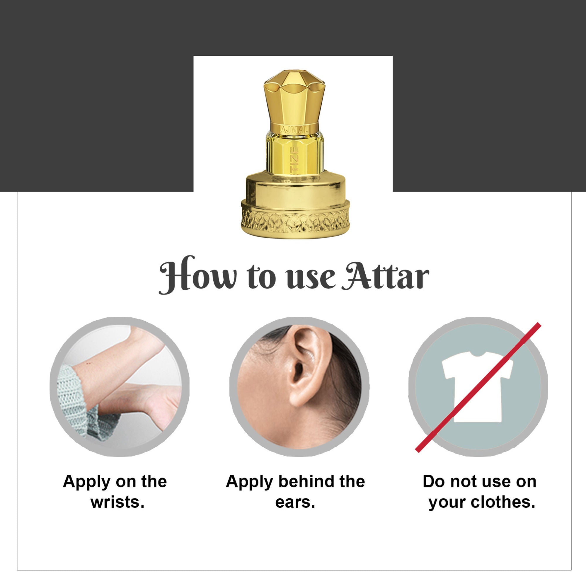 Ajmal India Magnetize Attar Concentrated Perfume For Him
