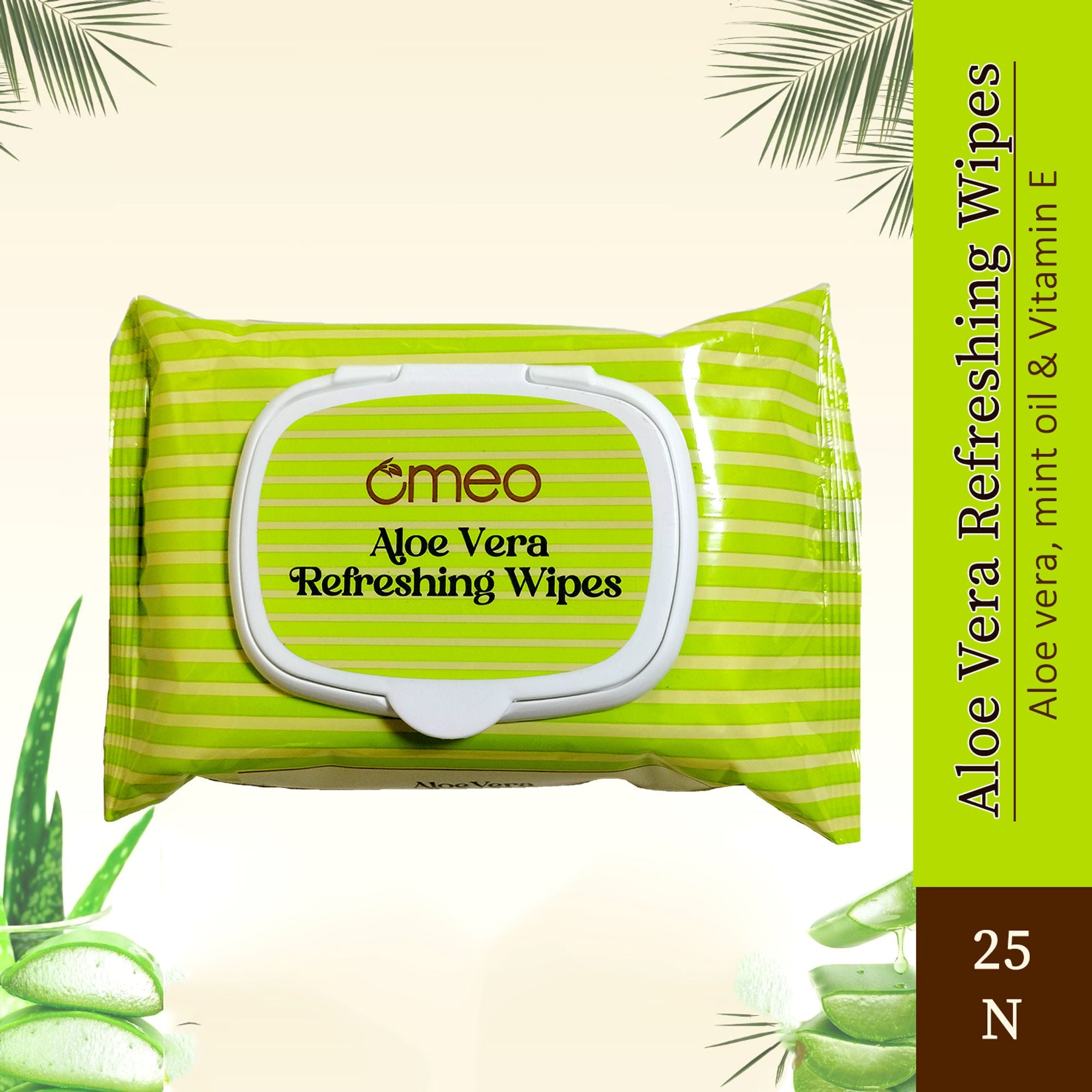Omeo Aloe Vera Wet Wipes