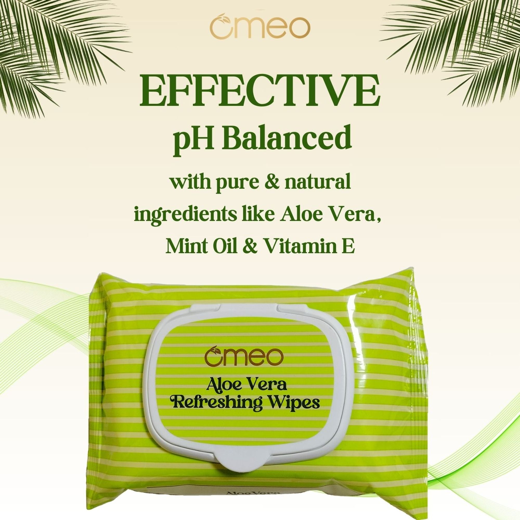 Omeo Aloe Vera Wet Wipes