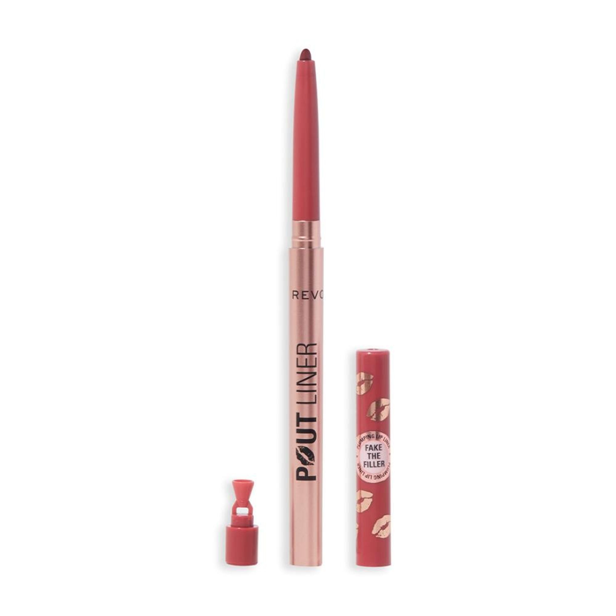 Makeup Revolution Pout Bomb Plumping Lip Liner - Burnt Cherry Red