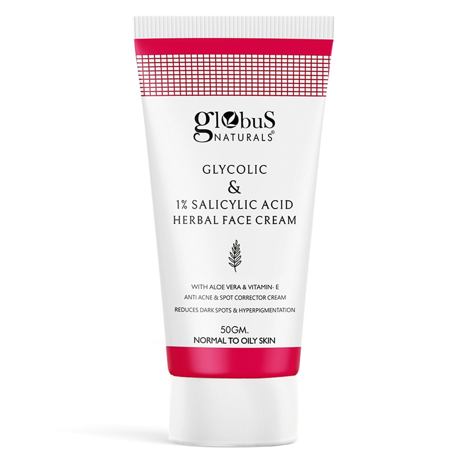 Globus Naturals Glycolic & 1% Salicylic Acid Herbal Anti Acne Face Cream