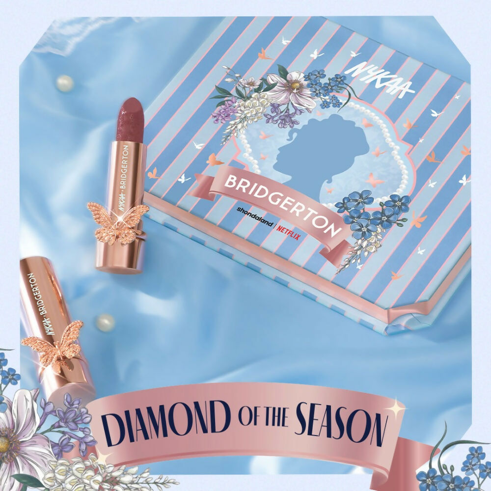 Nykaa Cosmetics X Bridgerton Creamy Matte Longwear Lipstick - Forbidden Love