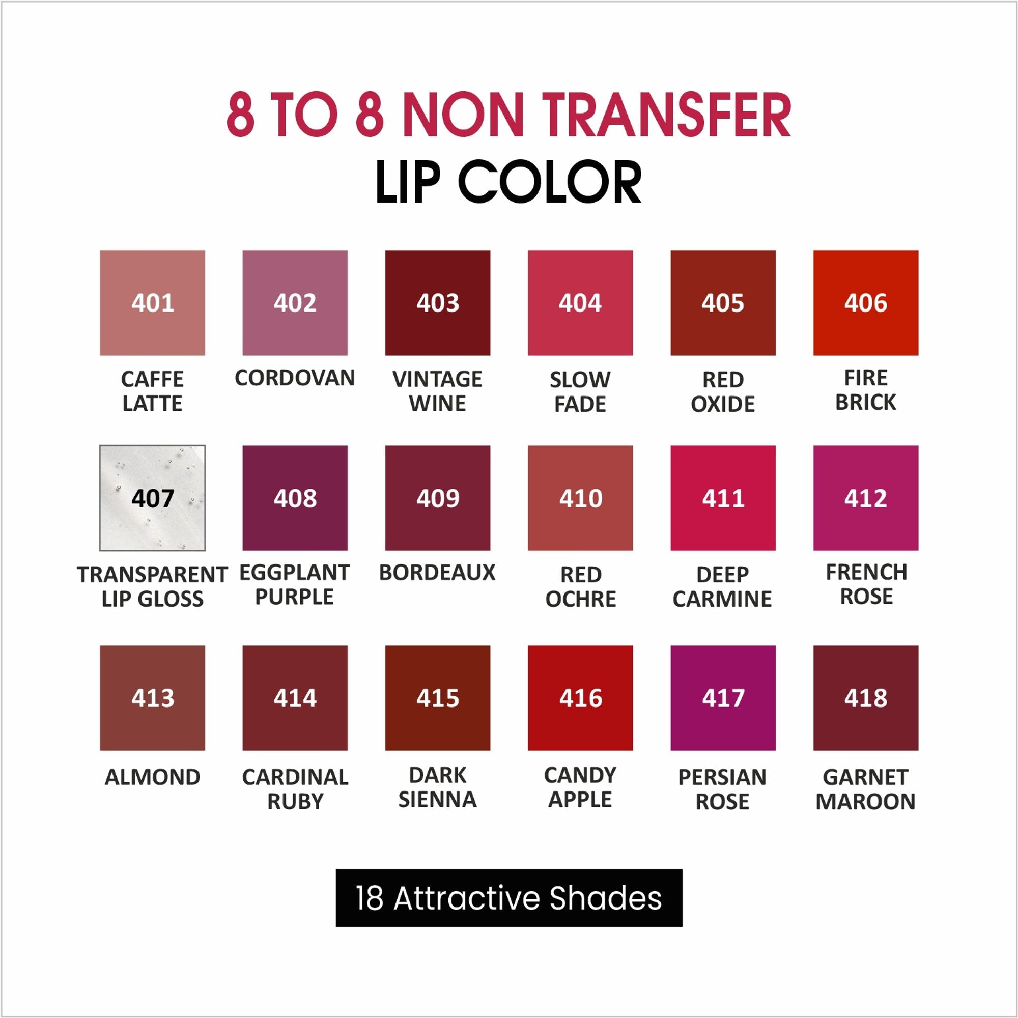VERYMISS 8 To 8 Non Transfer Lip Color - 404 Slow Fade
