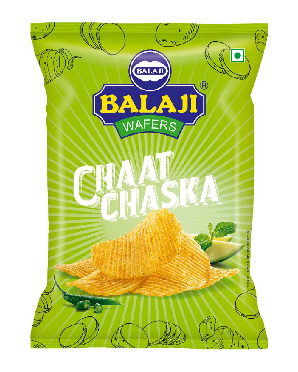 Balaji Wafers Chaat Chaska 135g