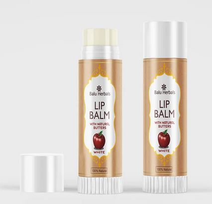 Balu Herbals Lip Balm (Lip Guard) - White