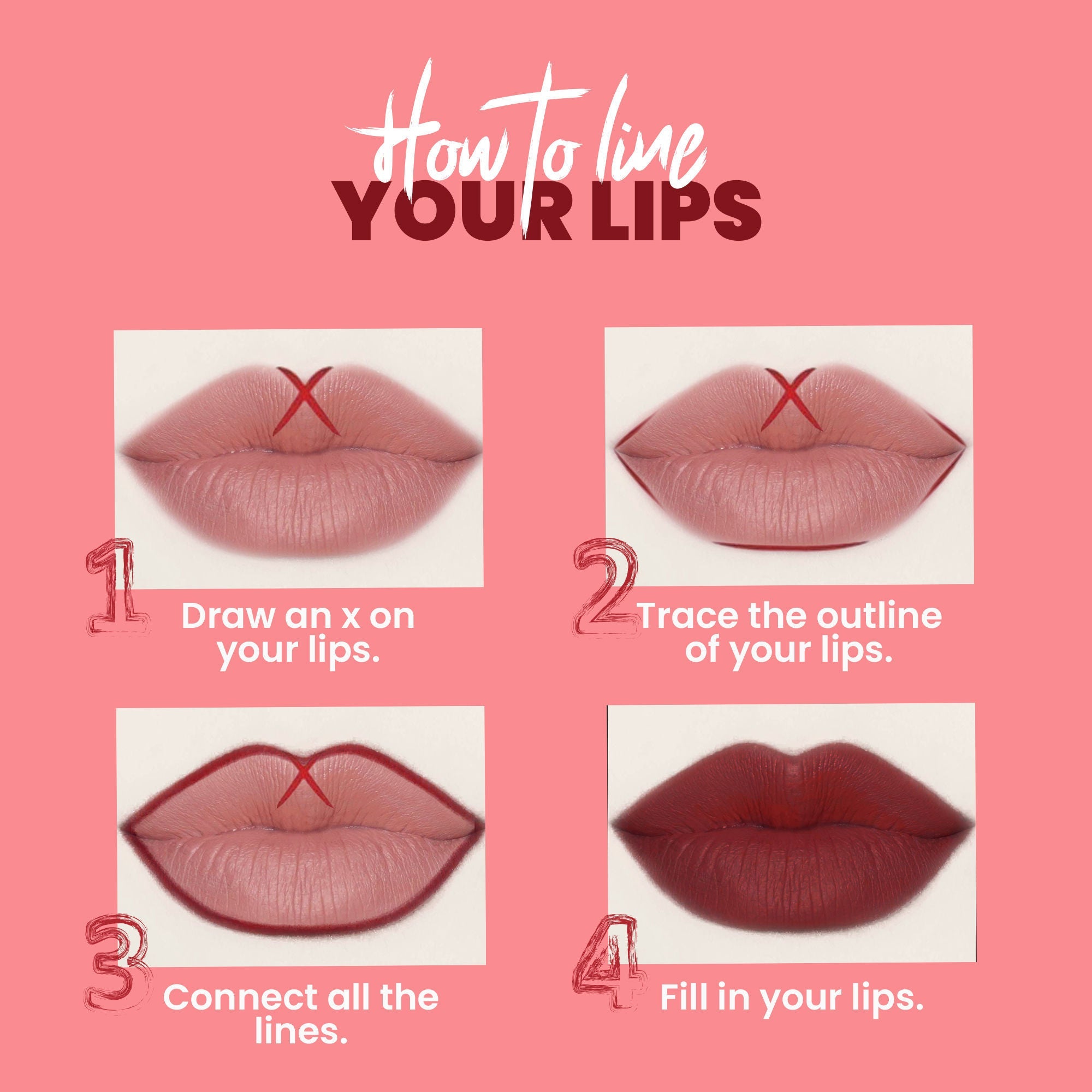 MARS Cosmetics Matte Lip Liner Set of 10 - Set B