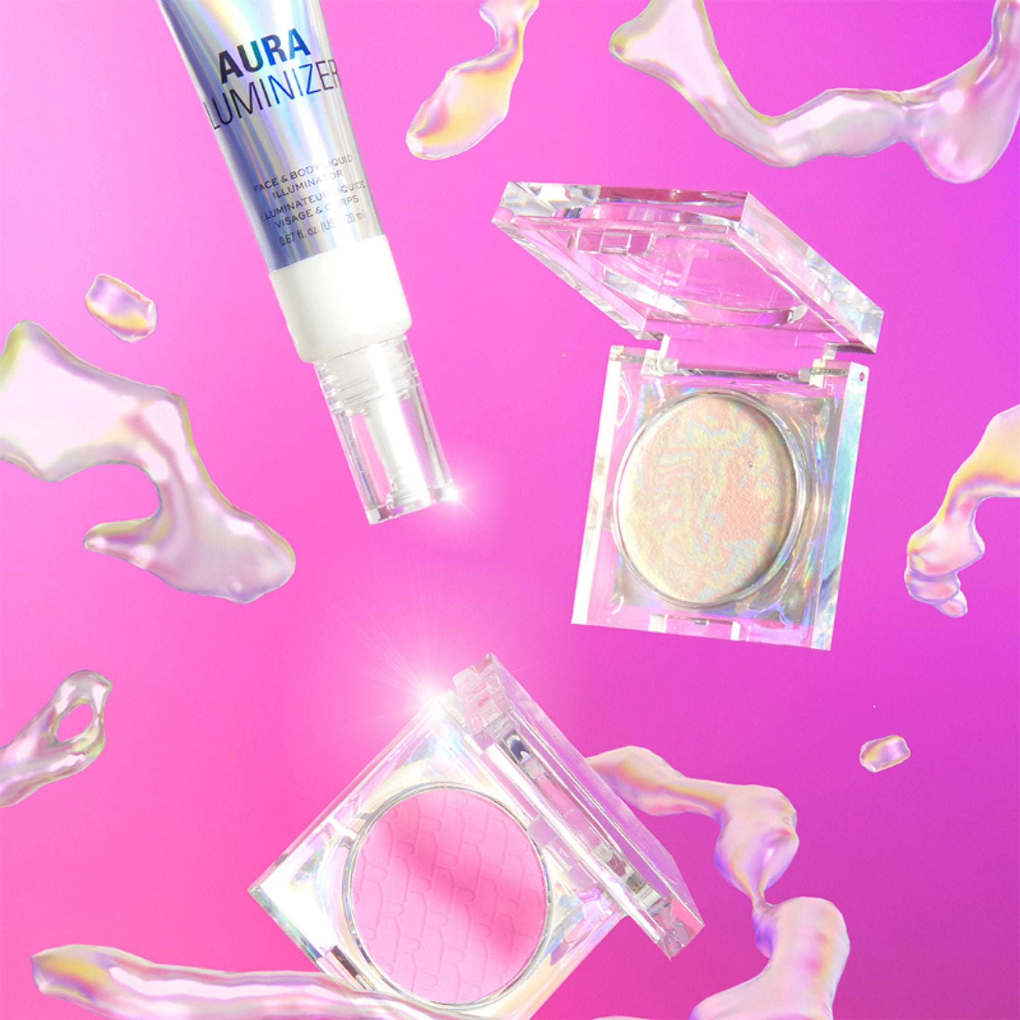 Makeup Revolution Mood Switch Aura Highlighter - Trippin Pink