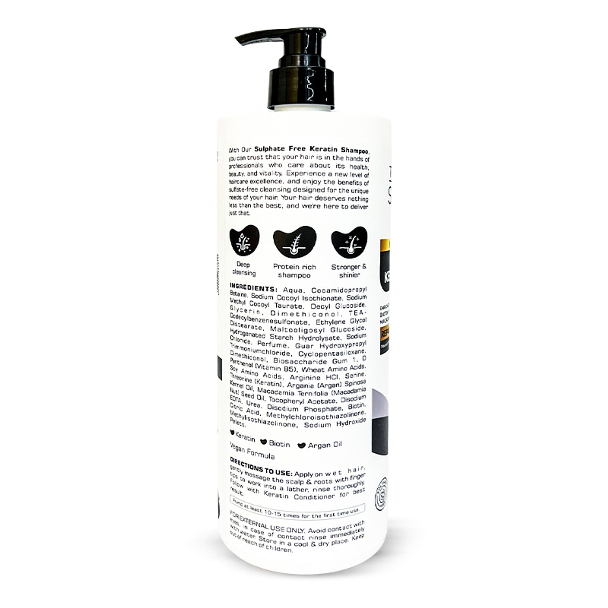 The Skin Story Sulphate Free Keratin Smooth Shampoo For Dry Damaged Hair