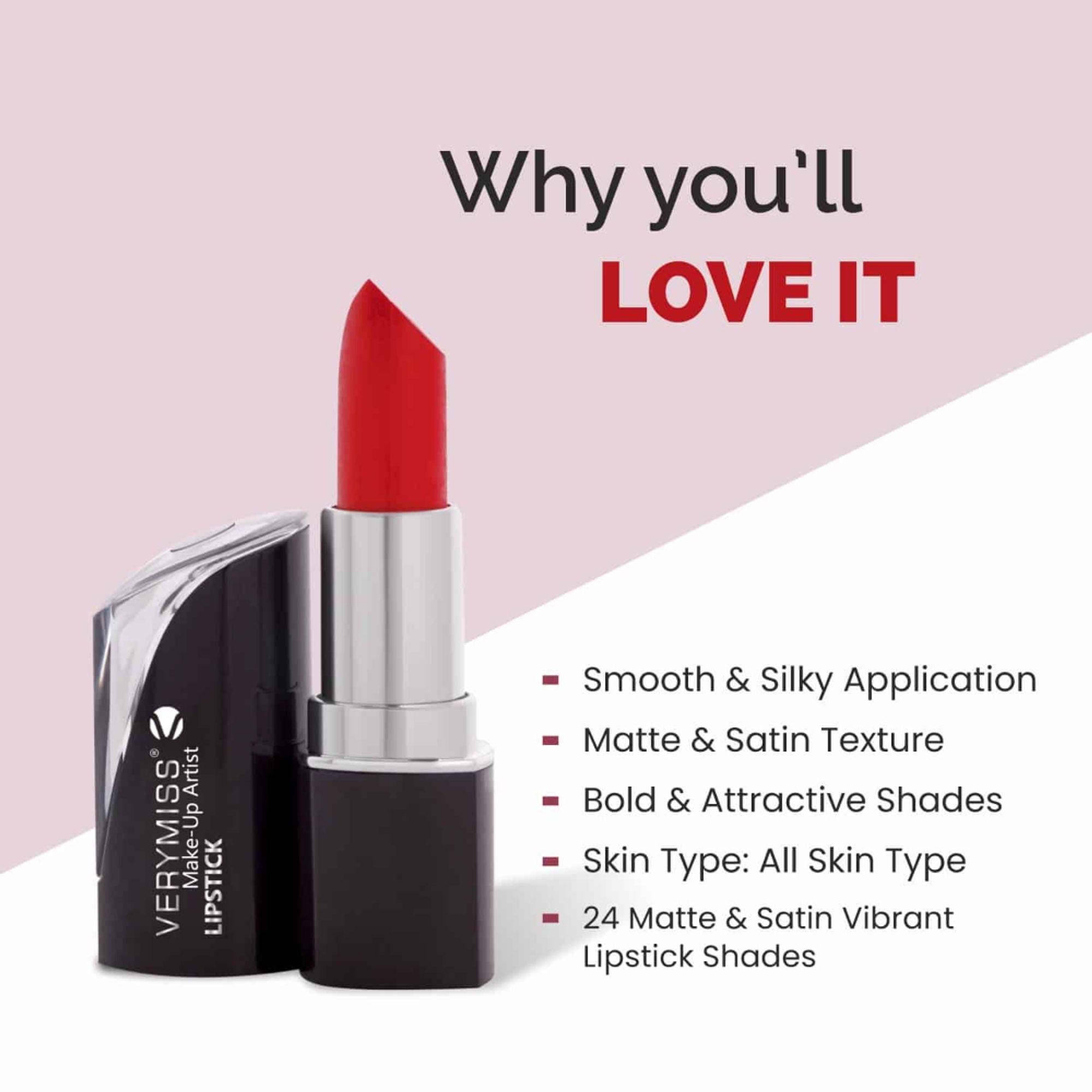 VERYMISS Matte & Satin Lipstick - S24 Dark Cherry