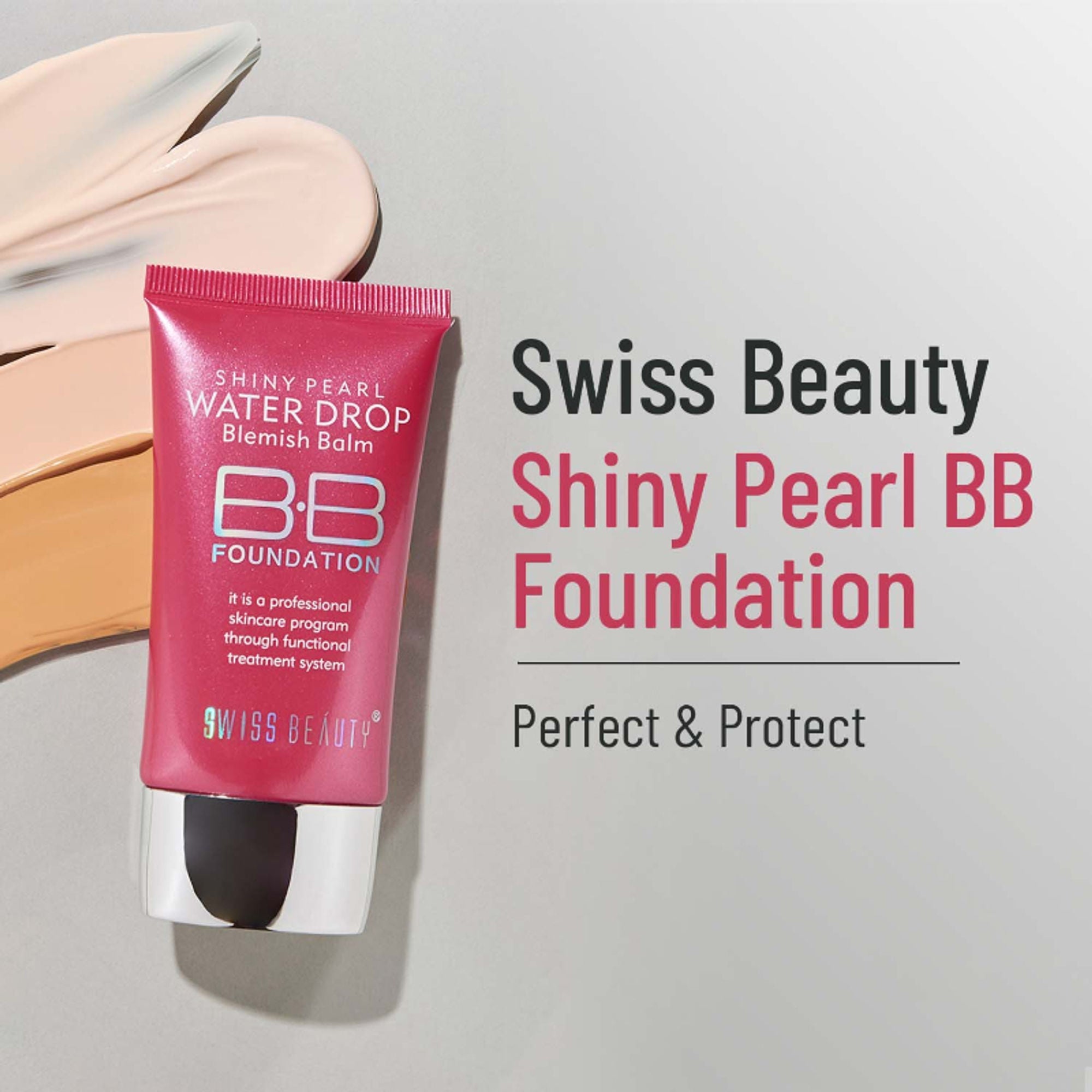 Swiss Beauty Shiny Pearl Water Drop Blemish Balm BB Foundation - 6