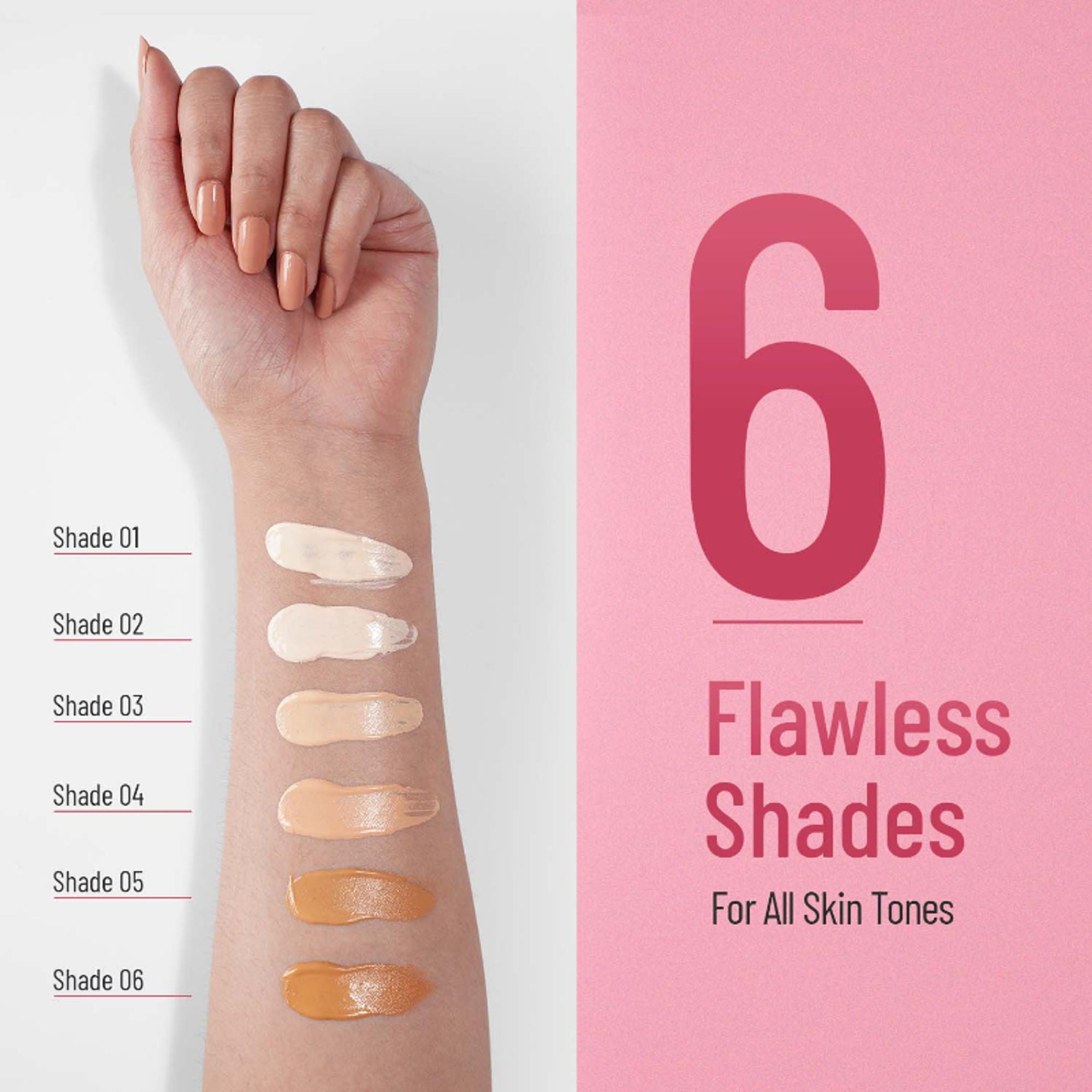 Swiss Beauty Shiny Pearl Water Drop Blemish Balm BB Foundation - 6