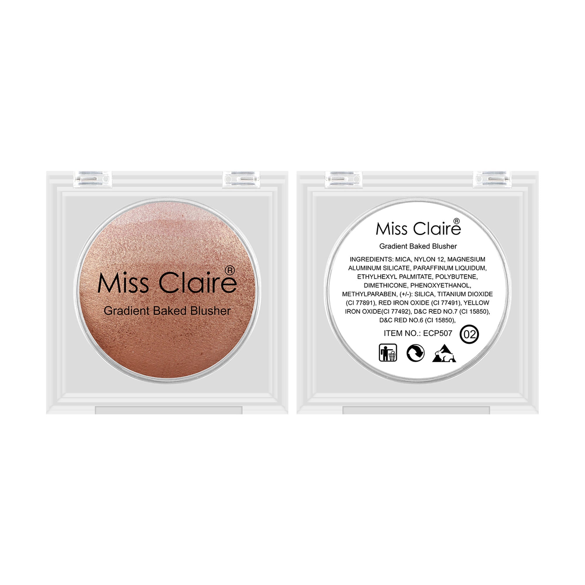 Miss Claire Gradient Baked Blusher - 2
