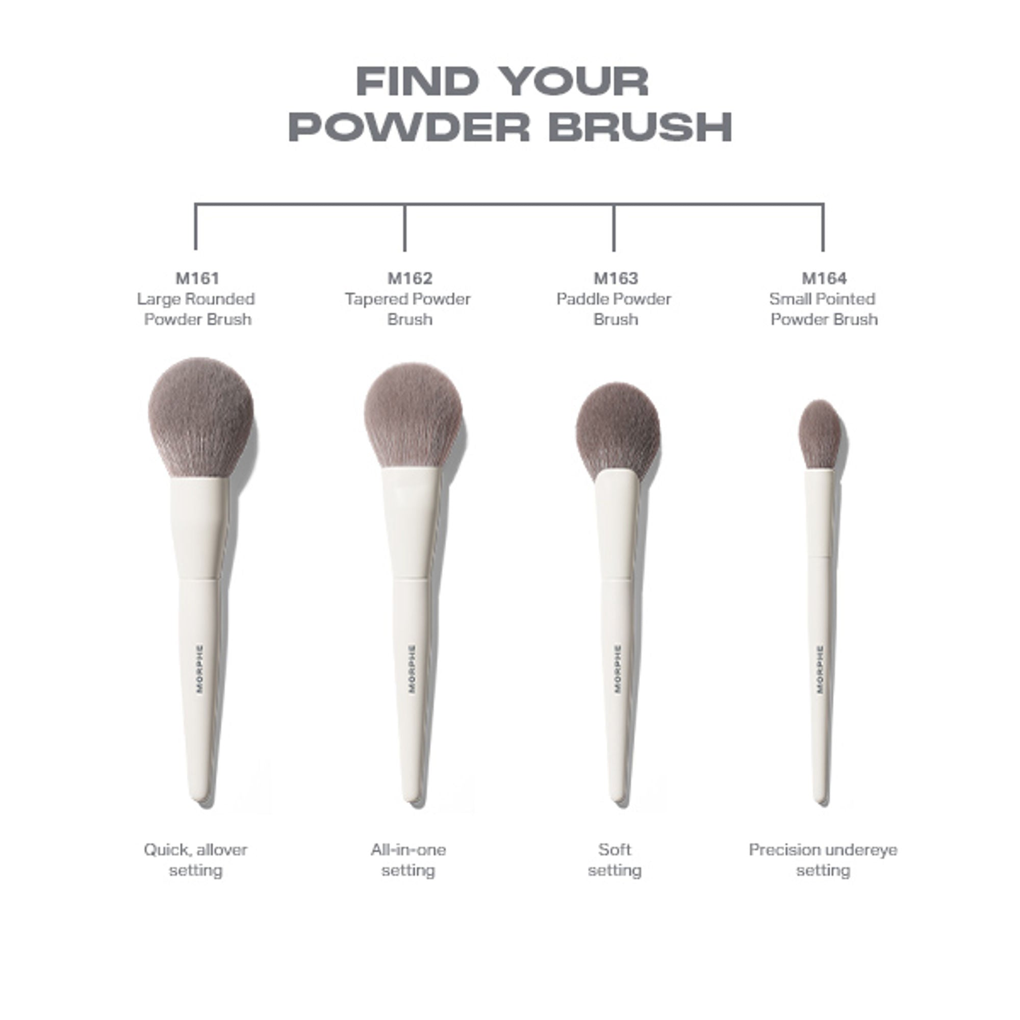 MORPHE M164 Small Pointed Powder Brush