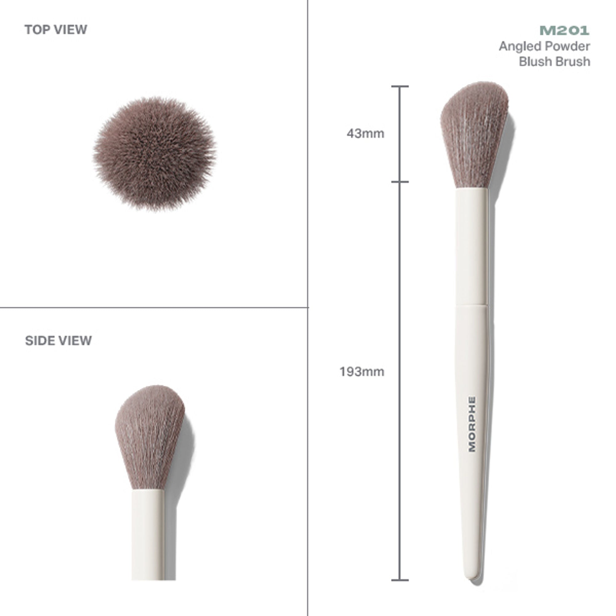 MORPHE M201 Angled Powder Blush Brush