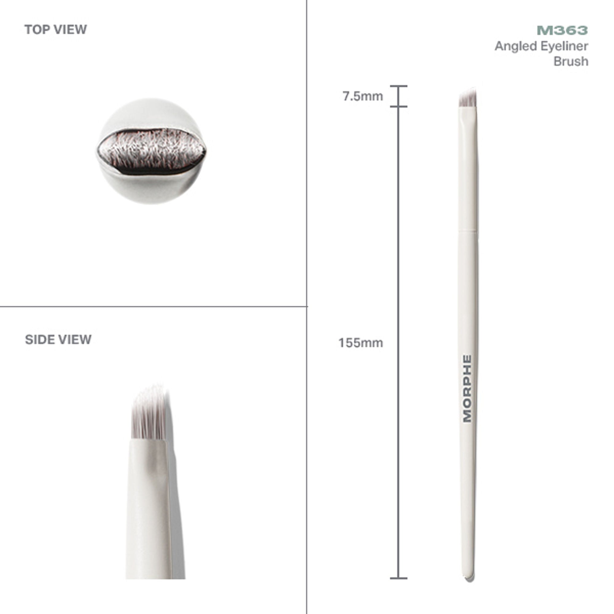 MORPHE M363 Angled Eyeliner Brush