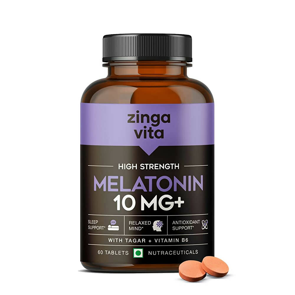 Zingavita High Strength Melatonin 10 mg+ Tablets