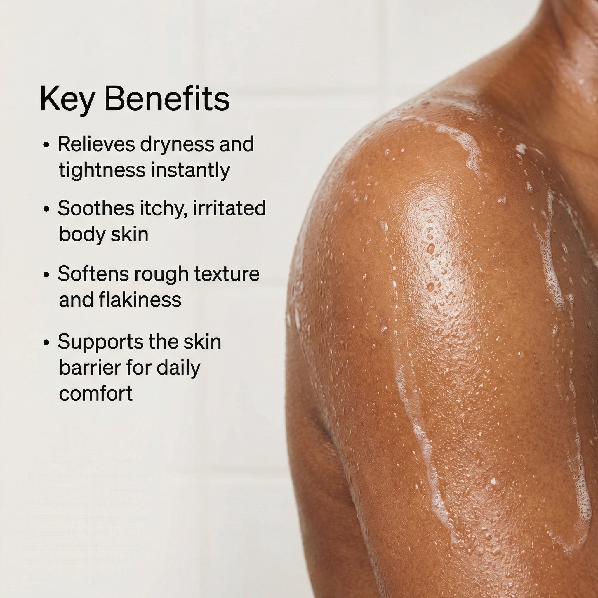 VedicDerm Goat Milk Hydrating Body Wash for Sensitive Skin