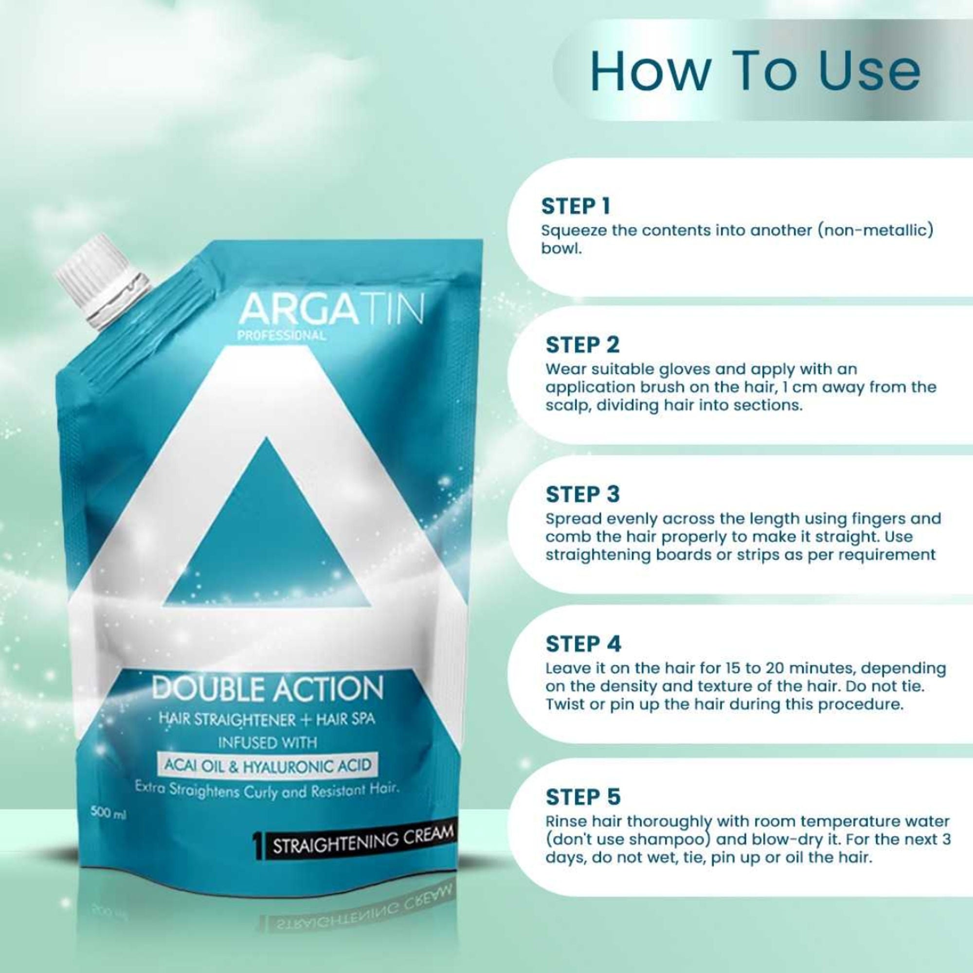 Argatin Professional Hair Straightening Cream