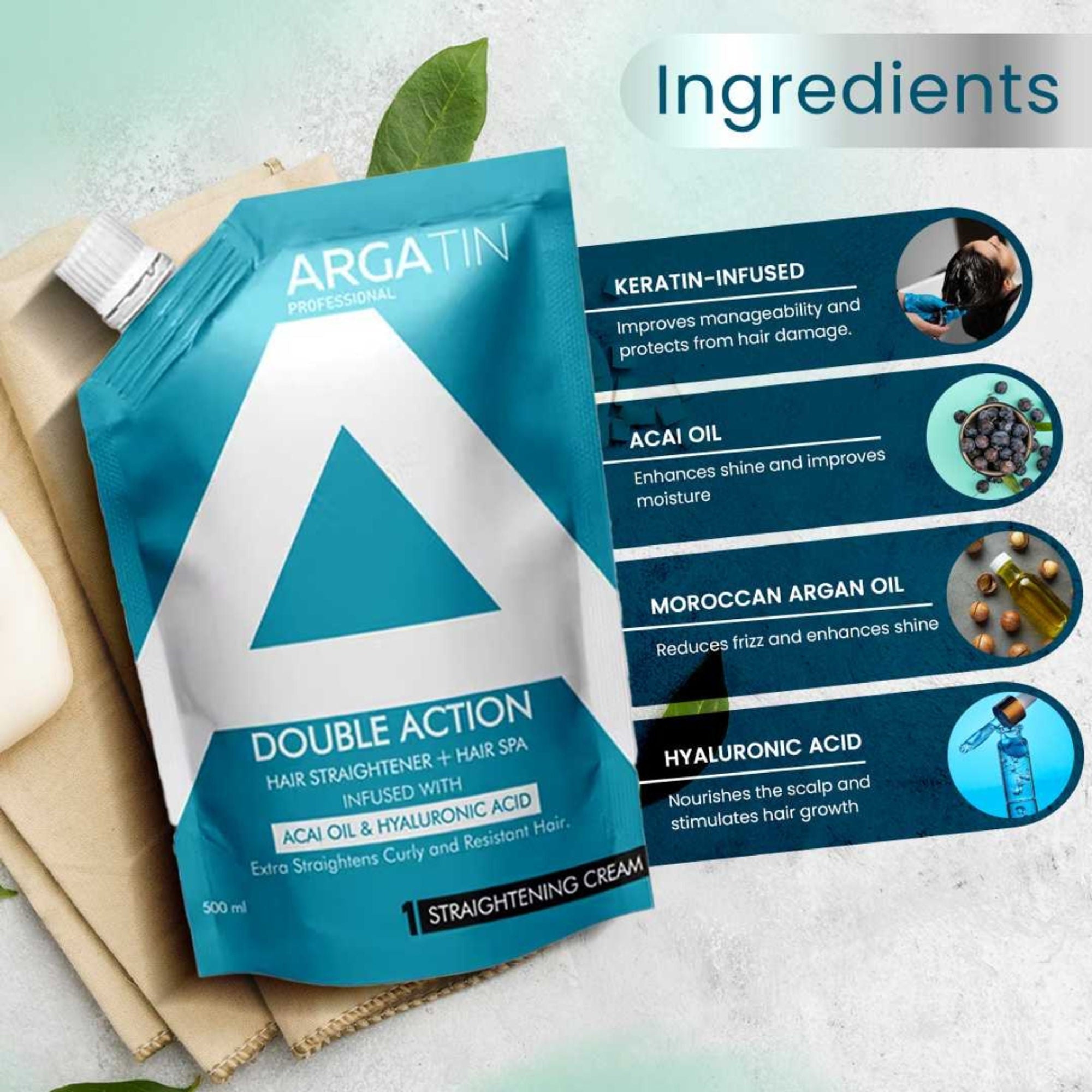 Argatin Professional Hair Straightening Cream