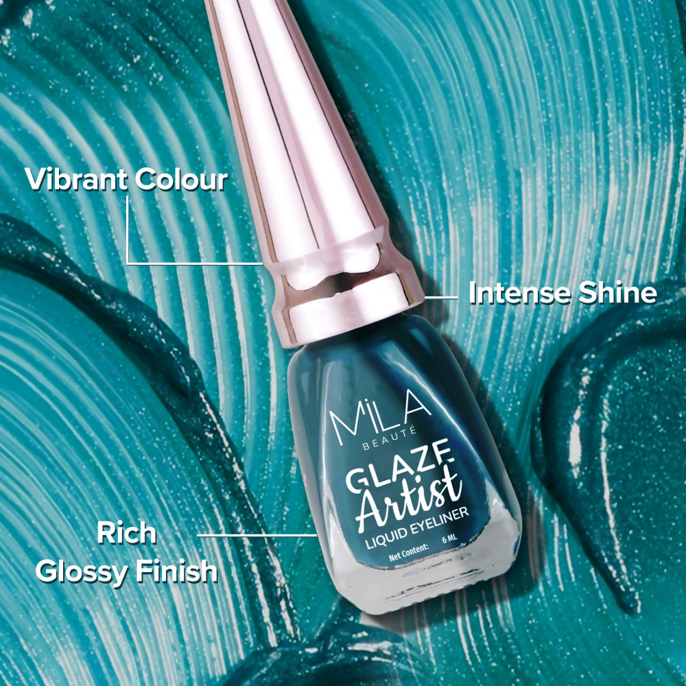 Mila Beaute Glaze Artist Waterproof & Smudge Proof Eyeliner - Magical Grey
