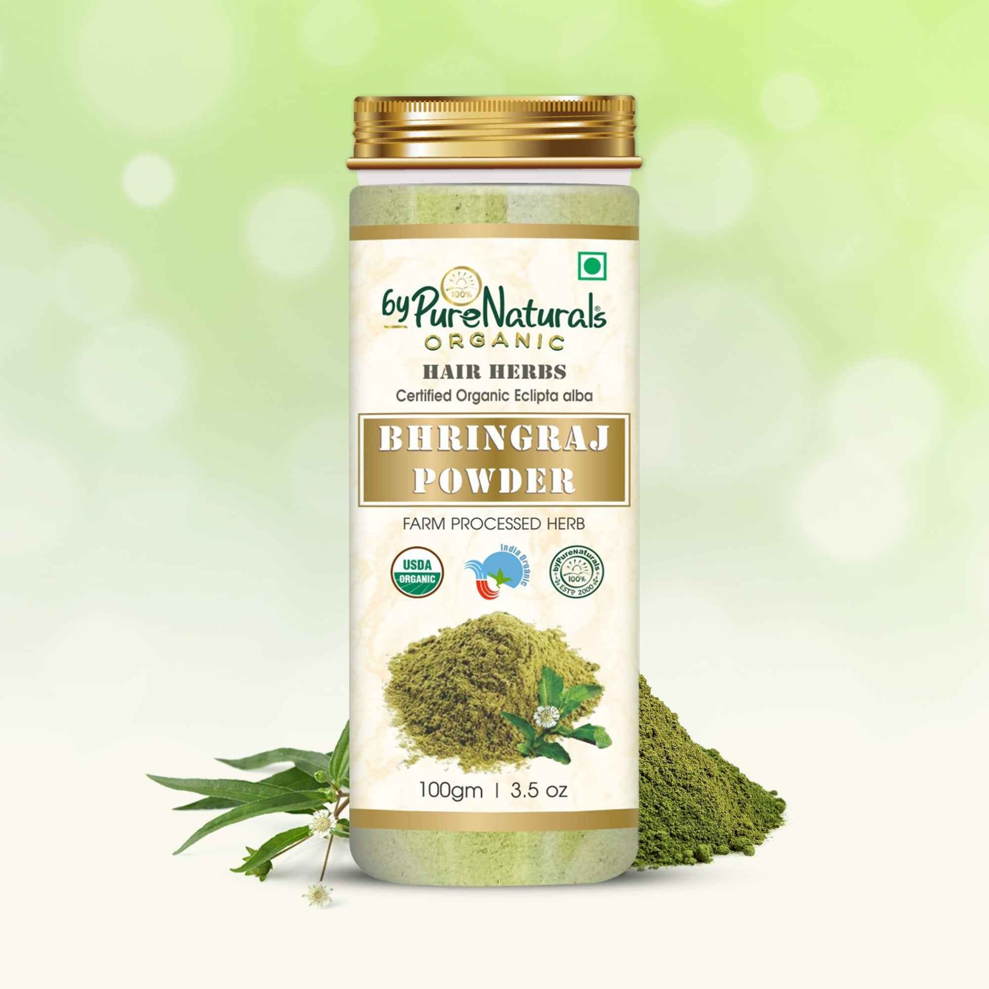 byPureNaturals Organic Bhringraj Powder