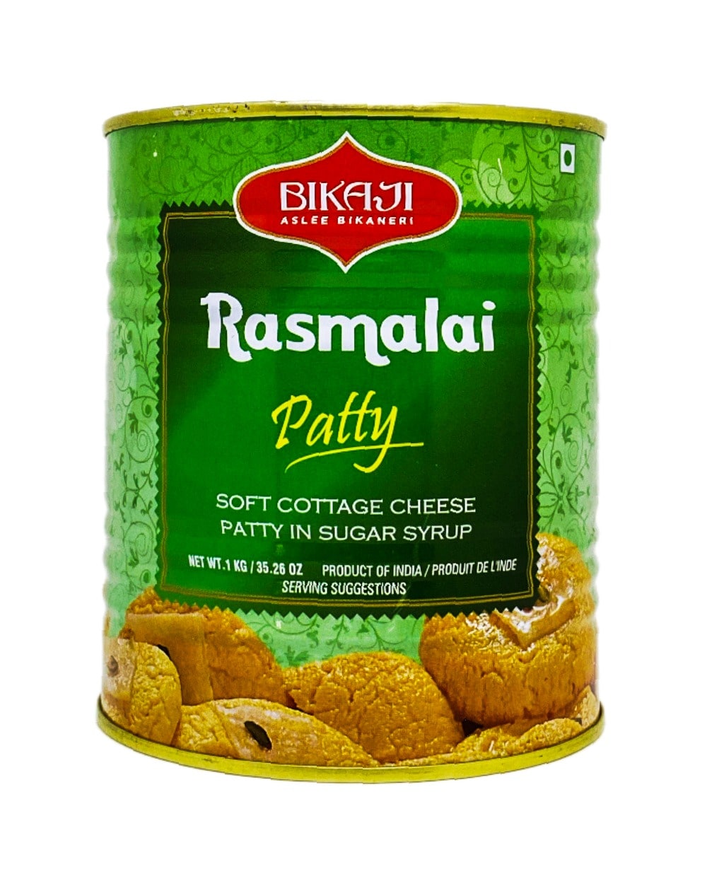 Bikaji Rasmalai patty 1Kg