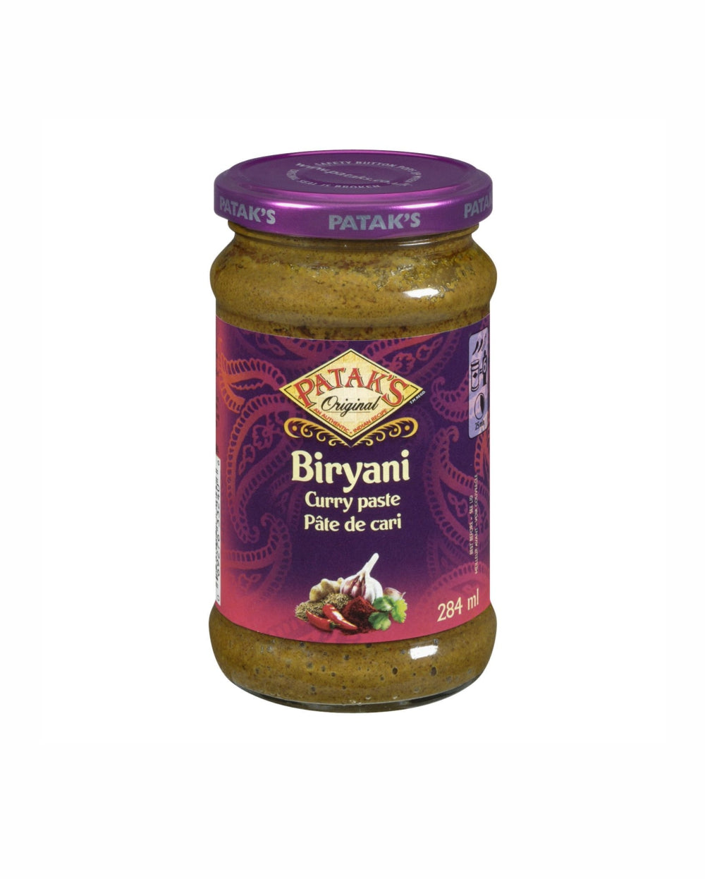 Patak's Curry Paste Biryani 284ml