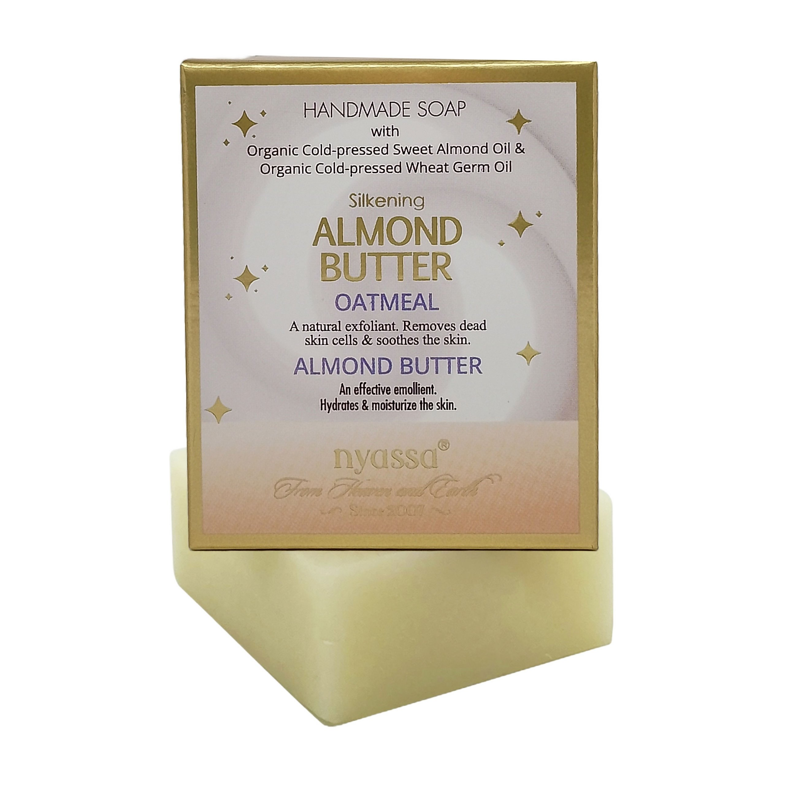 Nyassa Silkening Almond Butter Luxurious Handmade Soap