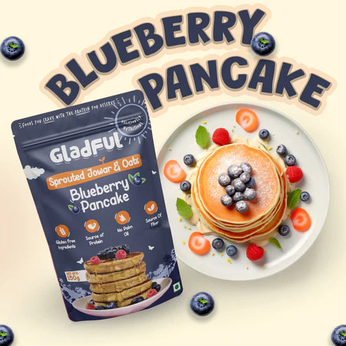 Gladful Strawberry Pancake and Blueberry Pancake - Pack of 2