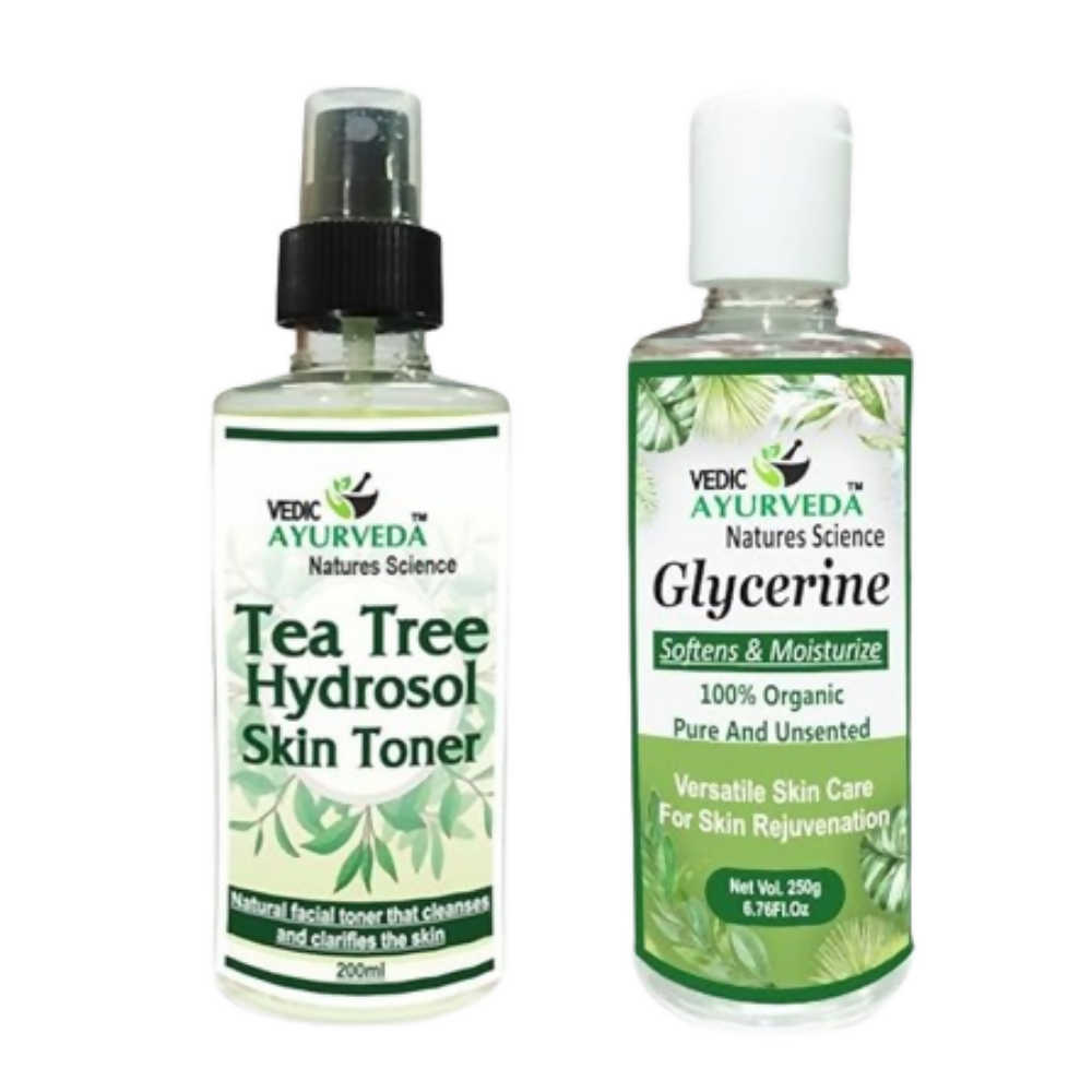 VedicAyurveda Tea Tree Hydrosol Skin Toner with Glycerine