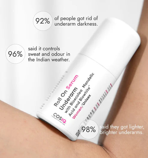 COSIQ Brightening Underarm Roll-On Serum- Women
