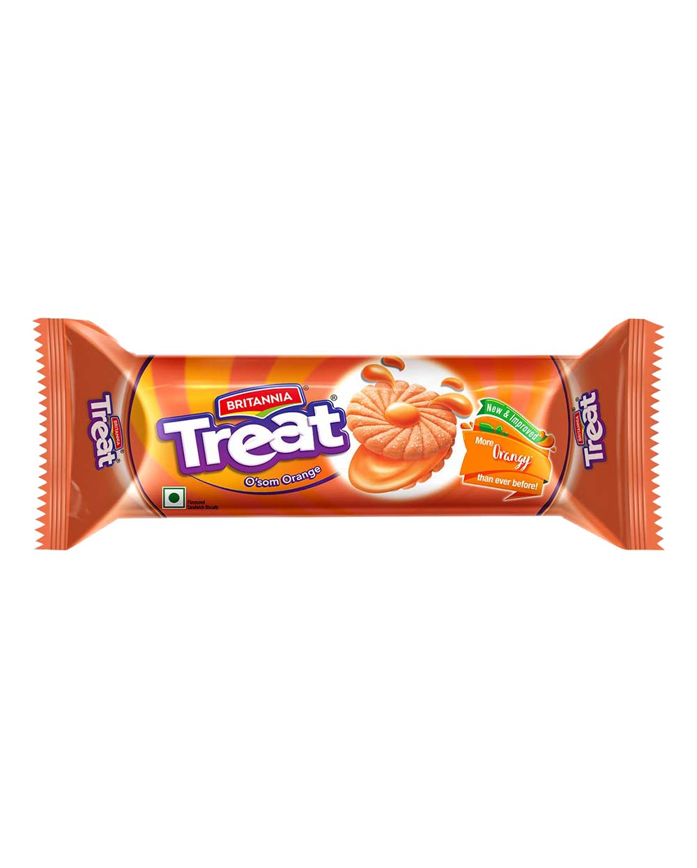 Britannia Treat Orange Biscuit 120g