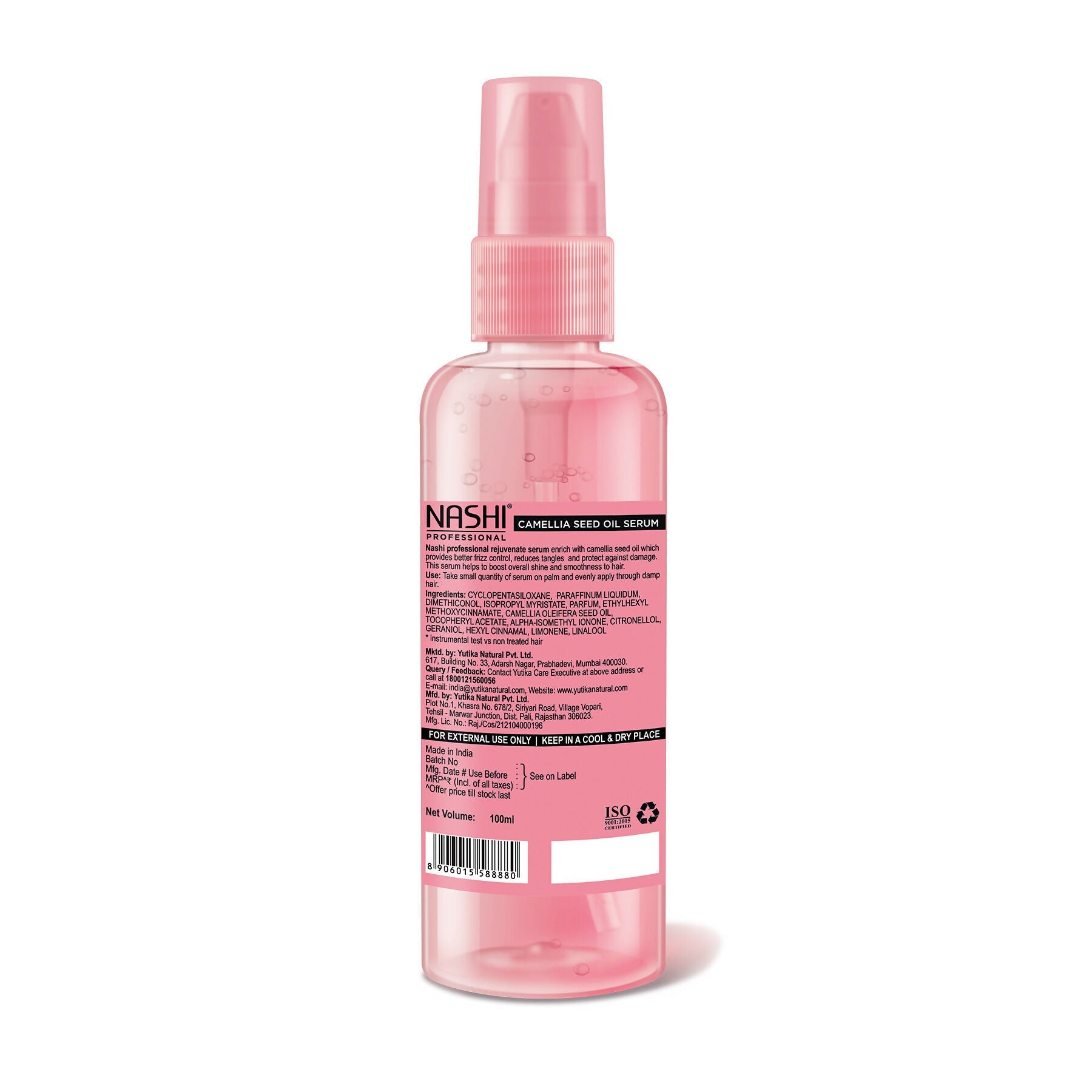 Nashi EverSilk Camellia Seed Oil Hair Serum for Men & Women