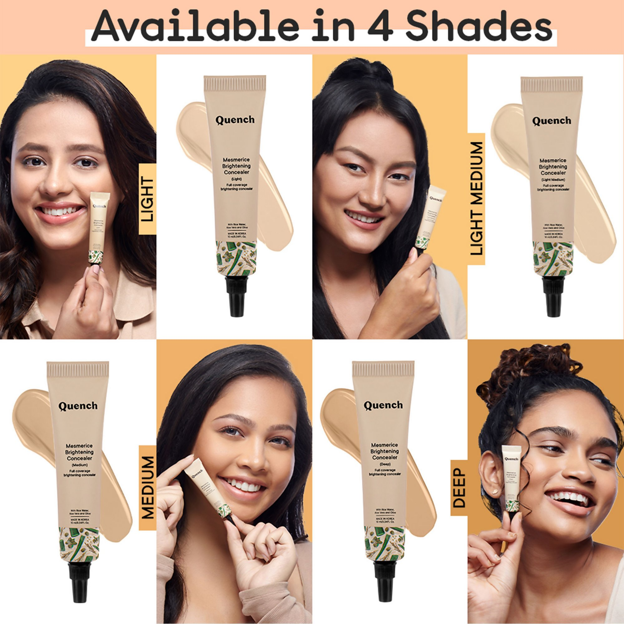 Quench Mesmerice Brightening Concealer - Deep
