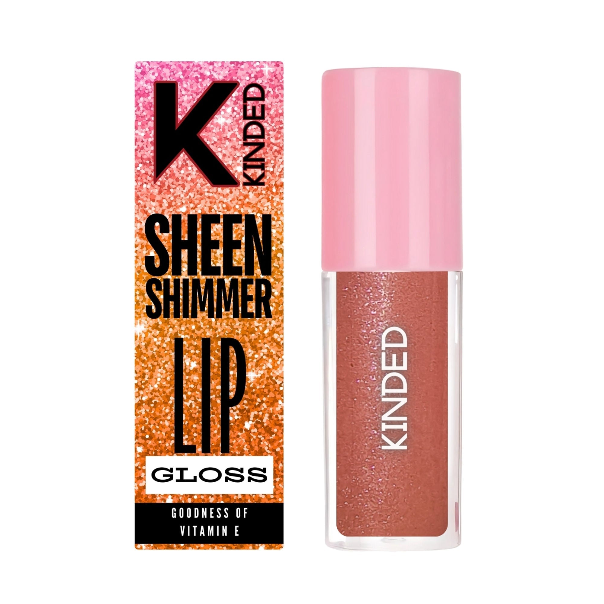 KINDED Sheen Shimmer Lip Gloss - 03 Calendula Rust