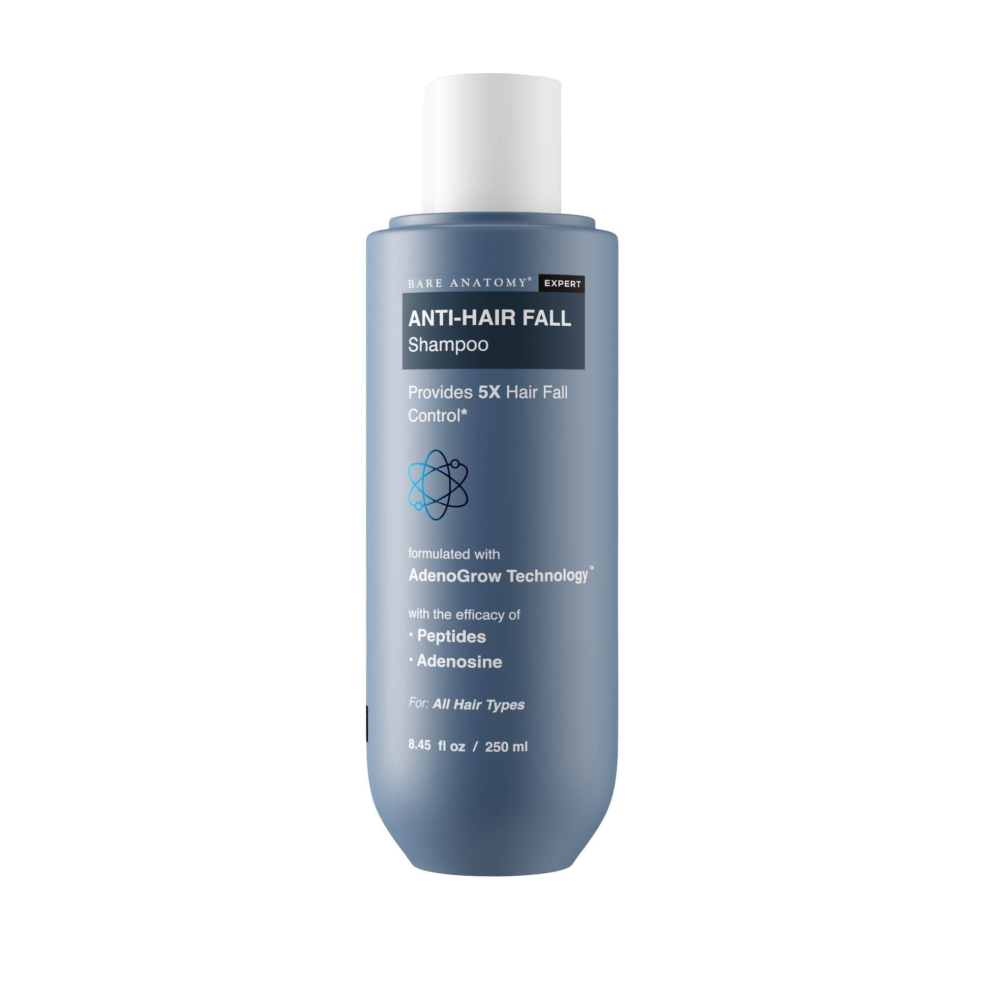 Bare Anatomy Anti-Hair Fall Shampoo 5X Hair Fall Control With Peptides