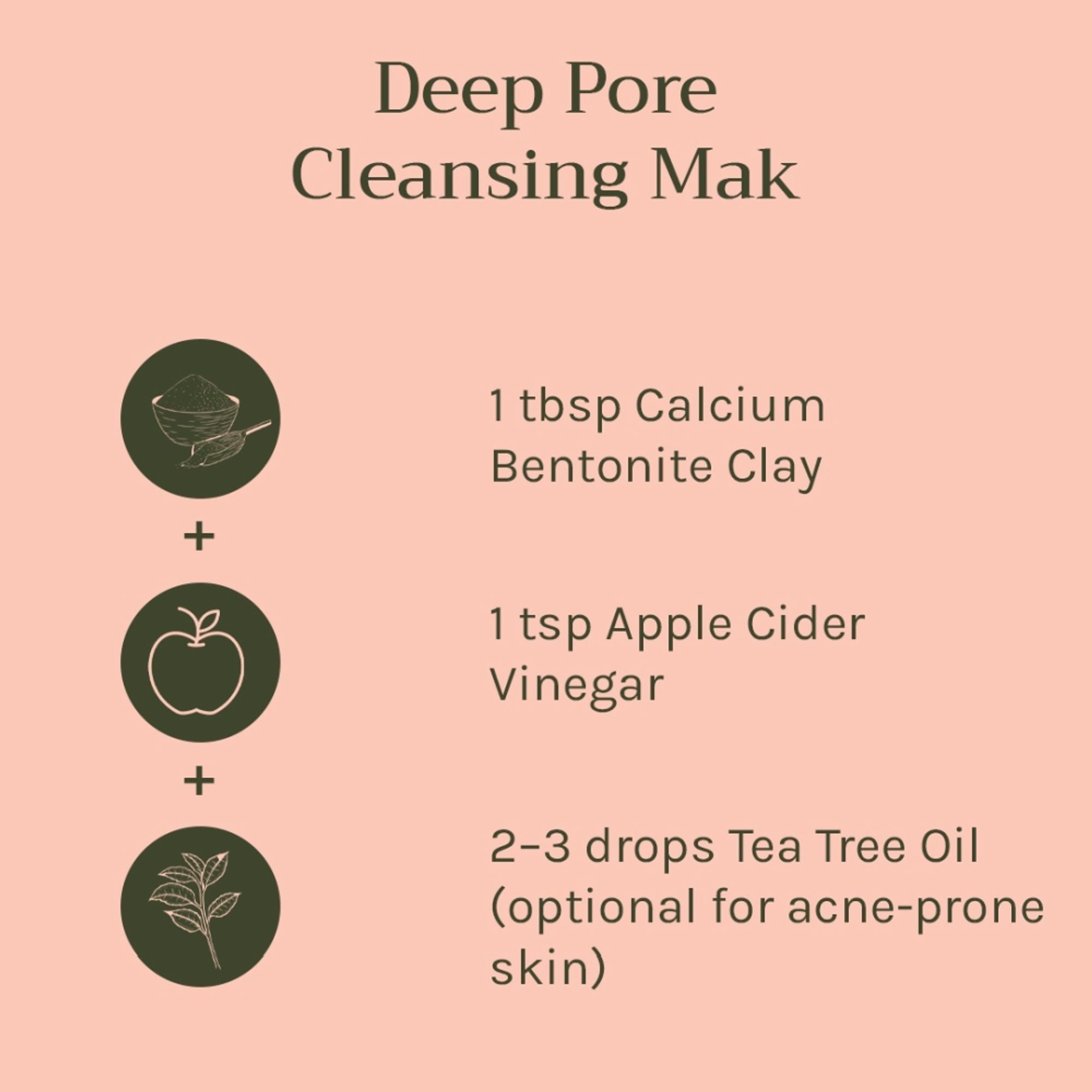 Tattvalogy Indian Bentonite Clay Powder - Detox Mask for Oily Skin, Acne and Deep Pore Cleansing