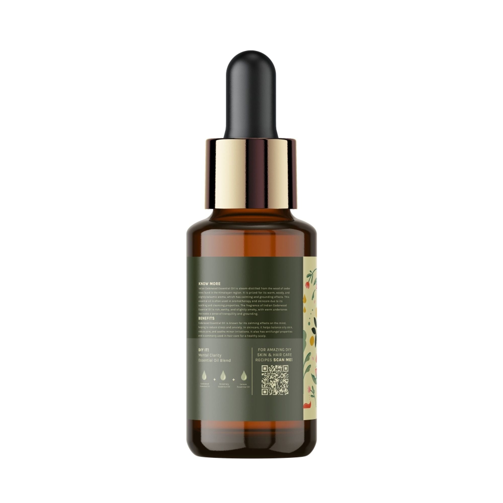 Tattvalogy Cedarwood Essential Oil - Mosquito Repellent, Antiseptic, Warm Woodsy Fragrance for Calm