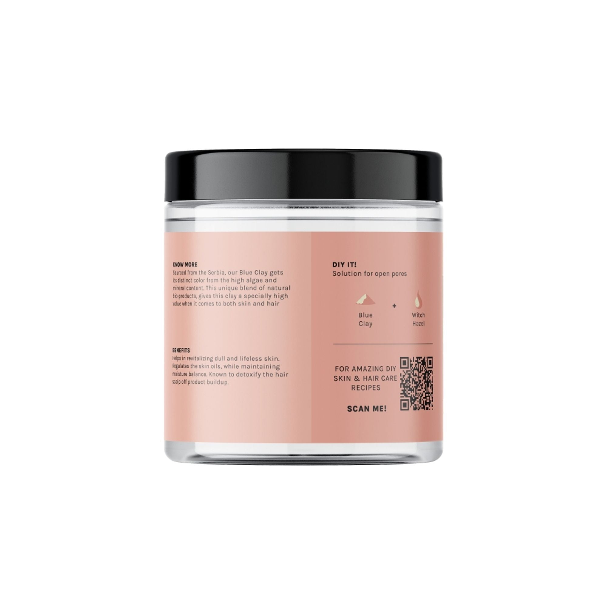 Tattvalogy Serbian Blue Clay - Detoxifies, Purifies Pores & Restores Glow for Balanced, Healthy Skin