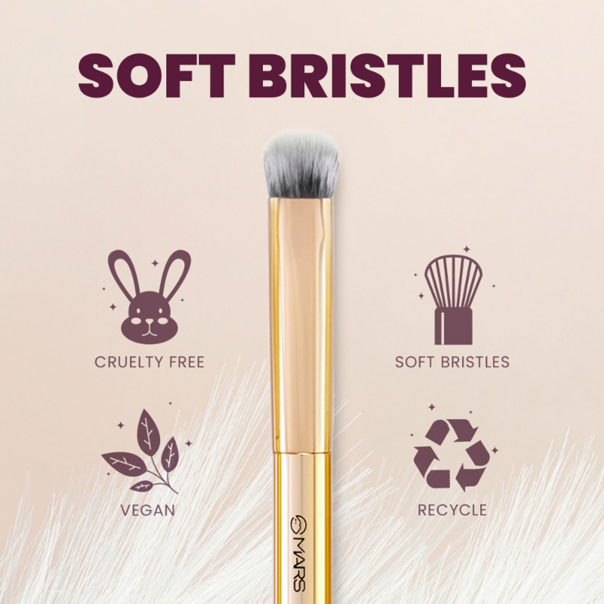 MARS Cosmetics Artist's Arsenal Flat Eyeshadow Brush