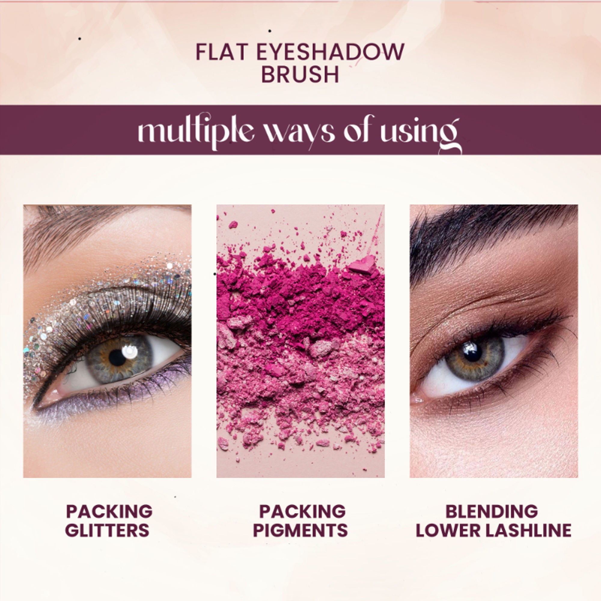 MARS Cosmetics Artist's Arsenal Flat Eyeshadow Brush