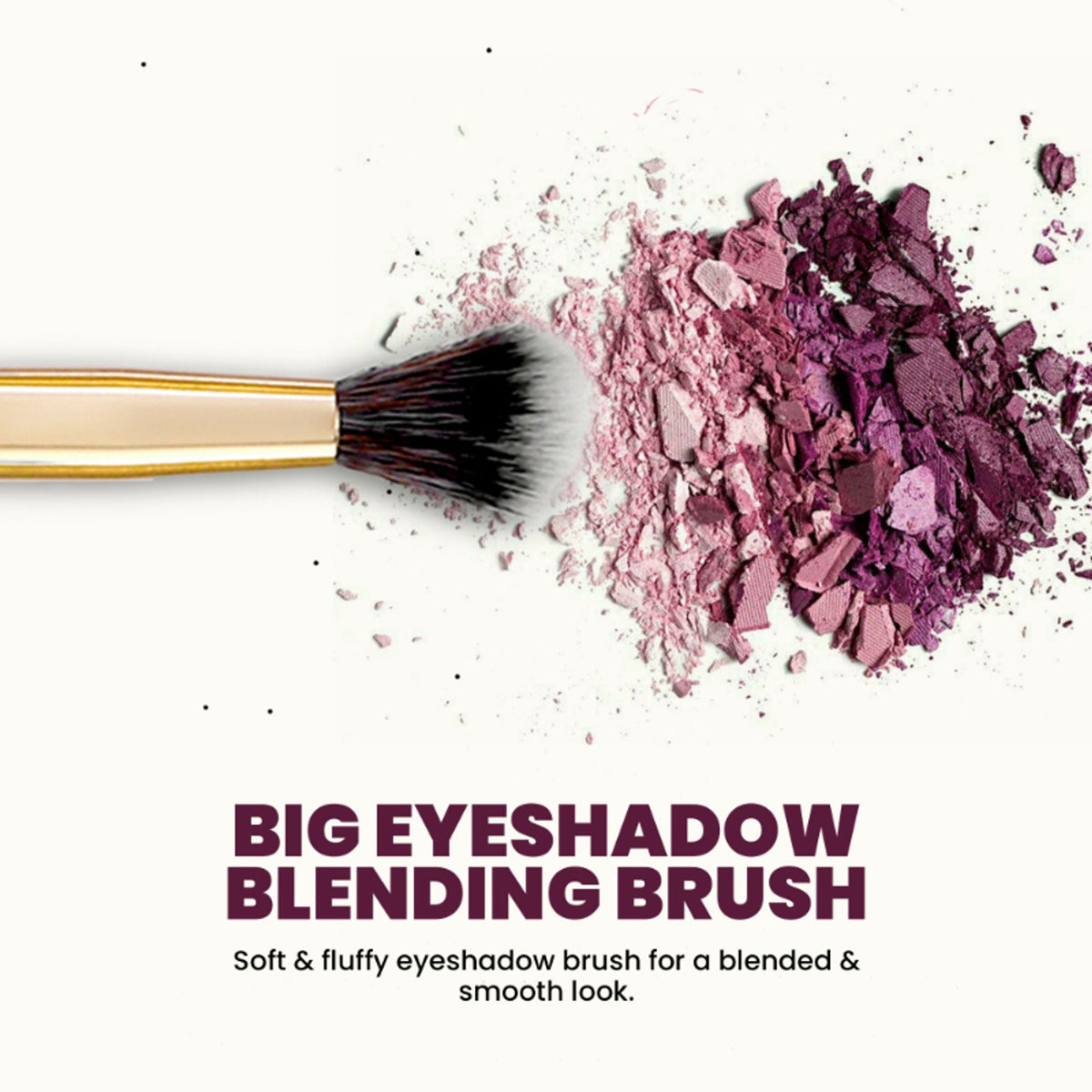 MARS Cosmetics Artist's Arsenal Professional Big Blending Eyeshadow Brush Golden