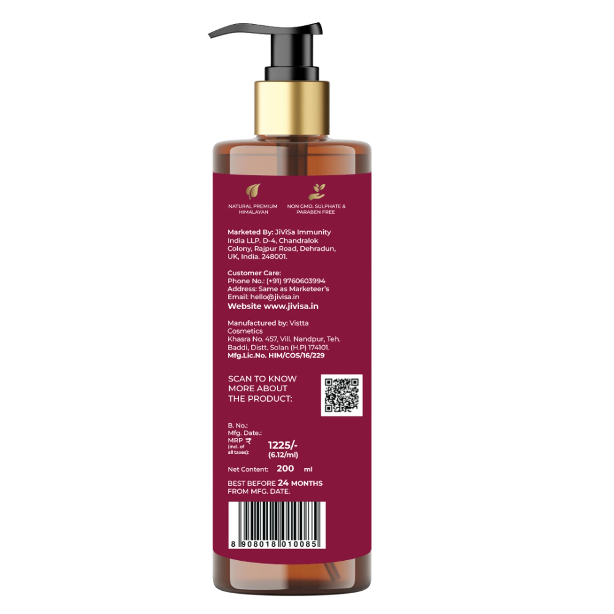 JiViSa Vrta Fortify Strengthening Hair Cleanser