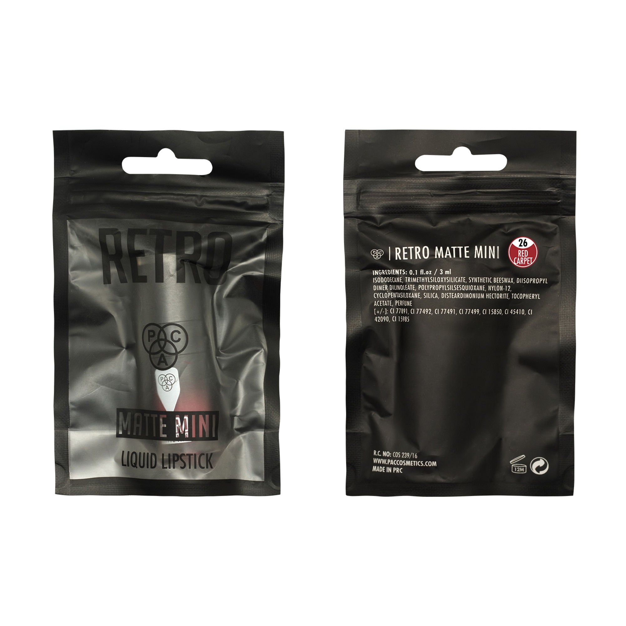PAC Studio Retro Matte Gloss Mini - Red Carpet