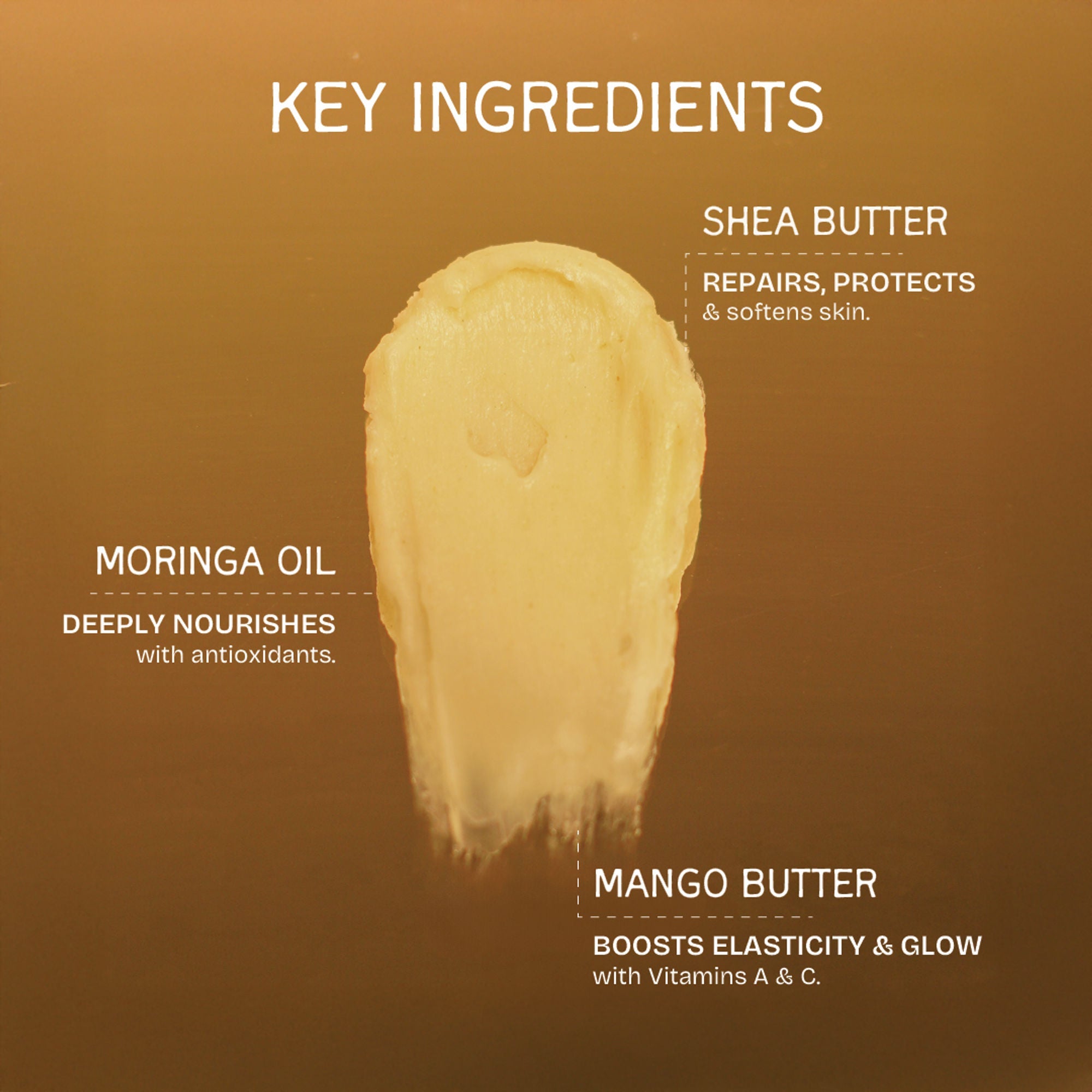 The Bare Bar Sandalwood Body Butter - Nourishing Woody Butter With Shea, Mango, Vit E