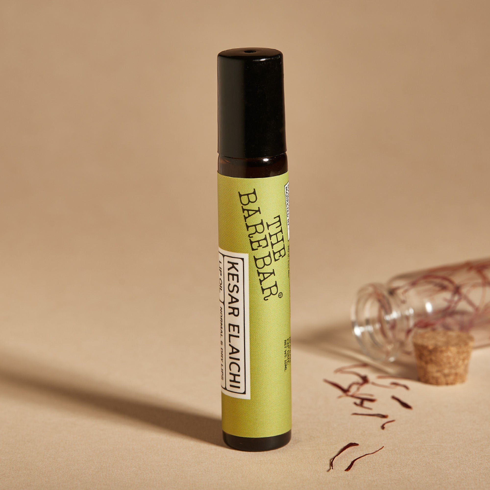 The Bare Bar Kesar Elaichi Lip Oil - Rich Oils For Pigmentation & Lip Healing
