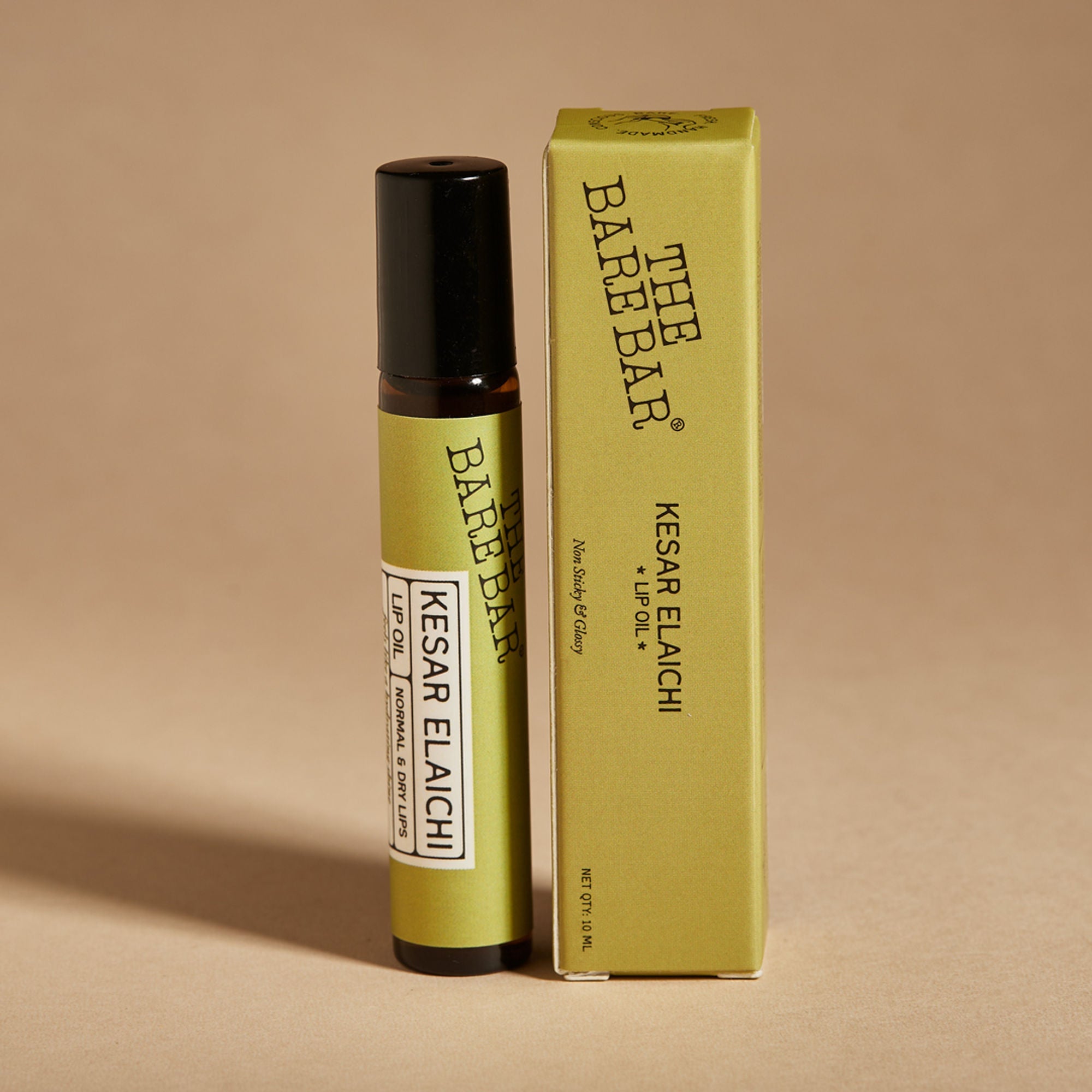 The Bare Bar Kesar Elaichi Lip Oil - Rich Oils For Pigmentation & Lip Healing