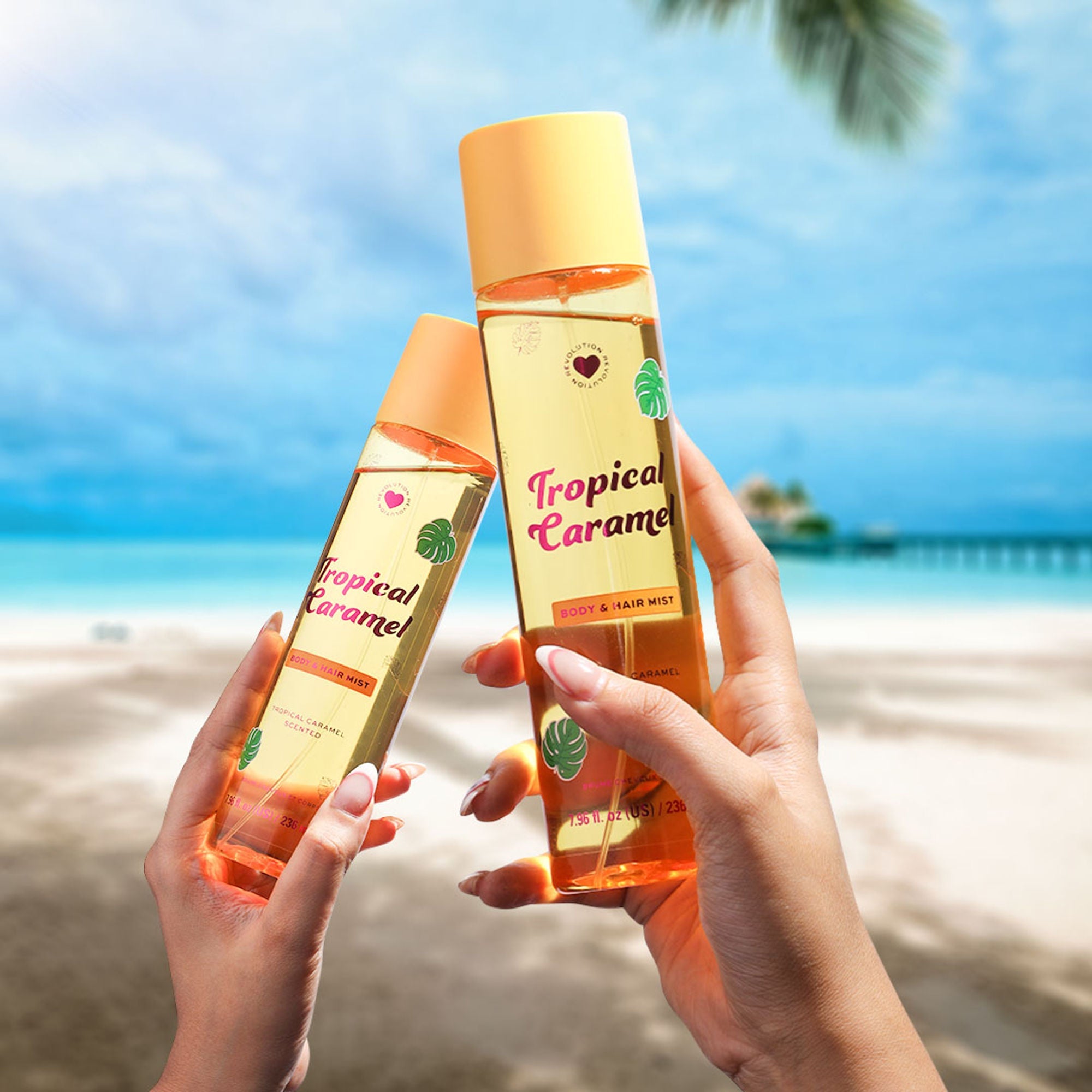 Makeup Revolution Tropical Caramel Hair And Body Mist
