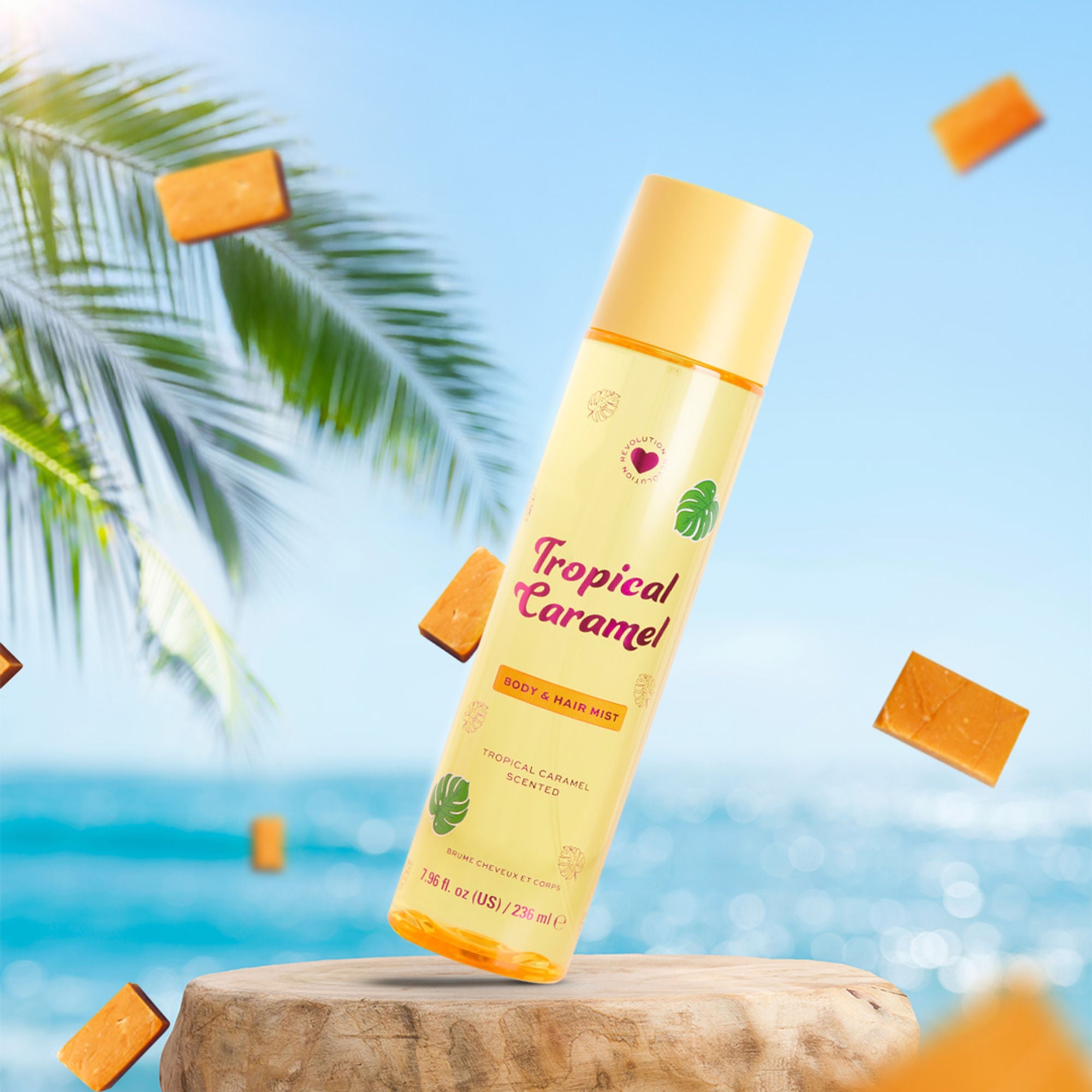 Makeup Revolution Tropical Caramel Hair And Body Mist