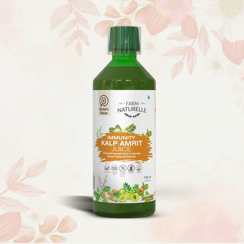 Farm Naturelle Immunity Kalp Amrit Juice - Strong Herbal Blend
